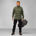 Varmland Heavy Flannel Shirt, kolor: 620-662 - Green-Deep Forest