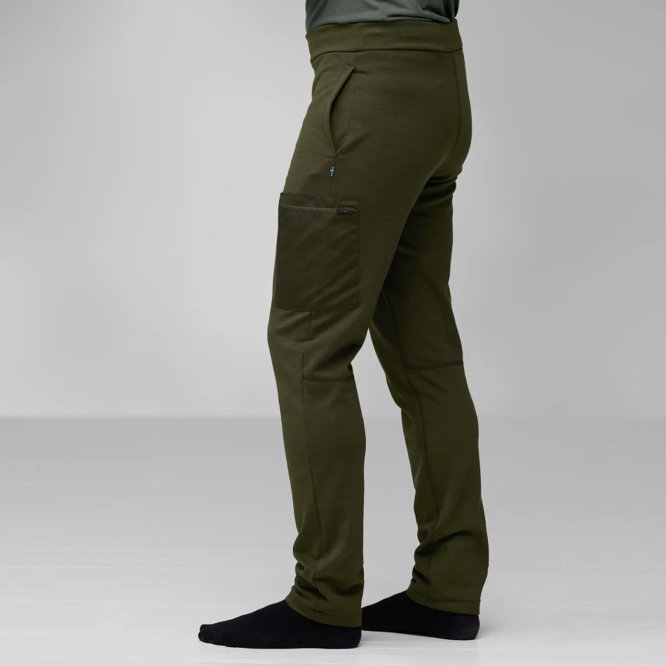 Keb Fleece Trousers, kolor:  662 - Deep Forest
