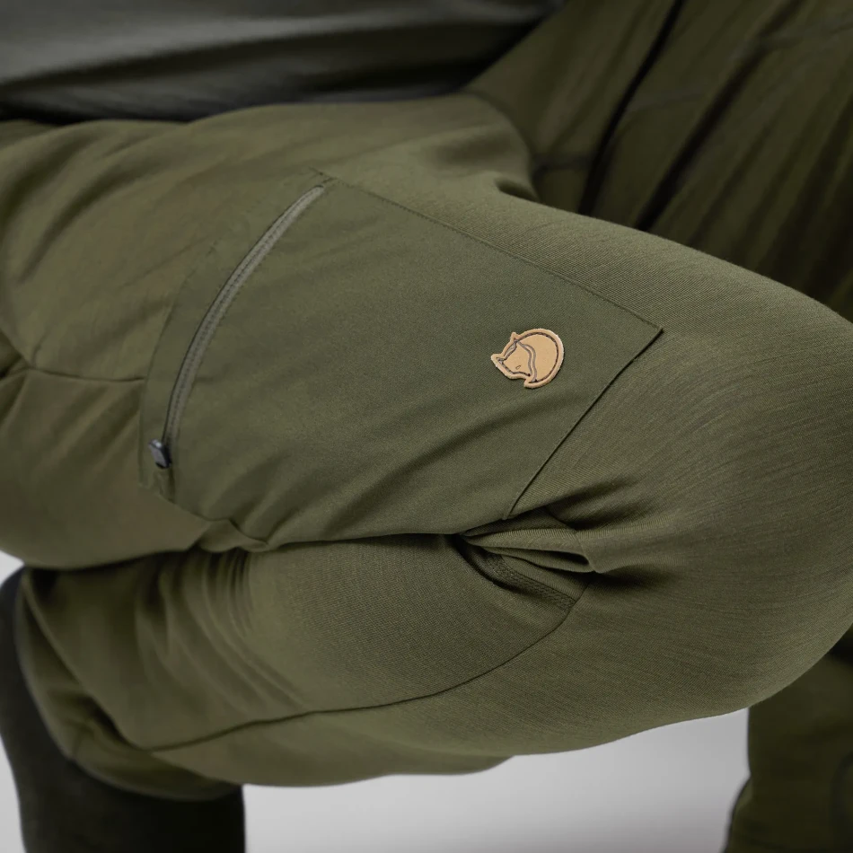 Keb Fleece Trousers, kolor:  662 - Deep Forest