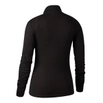 Lady Merino 1/2-Zip Undershirt, kolor: 992 - Black Oak
