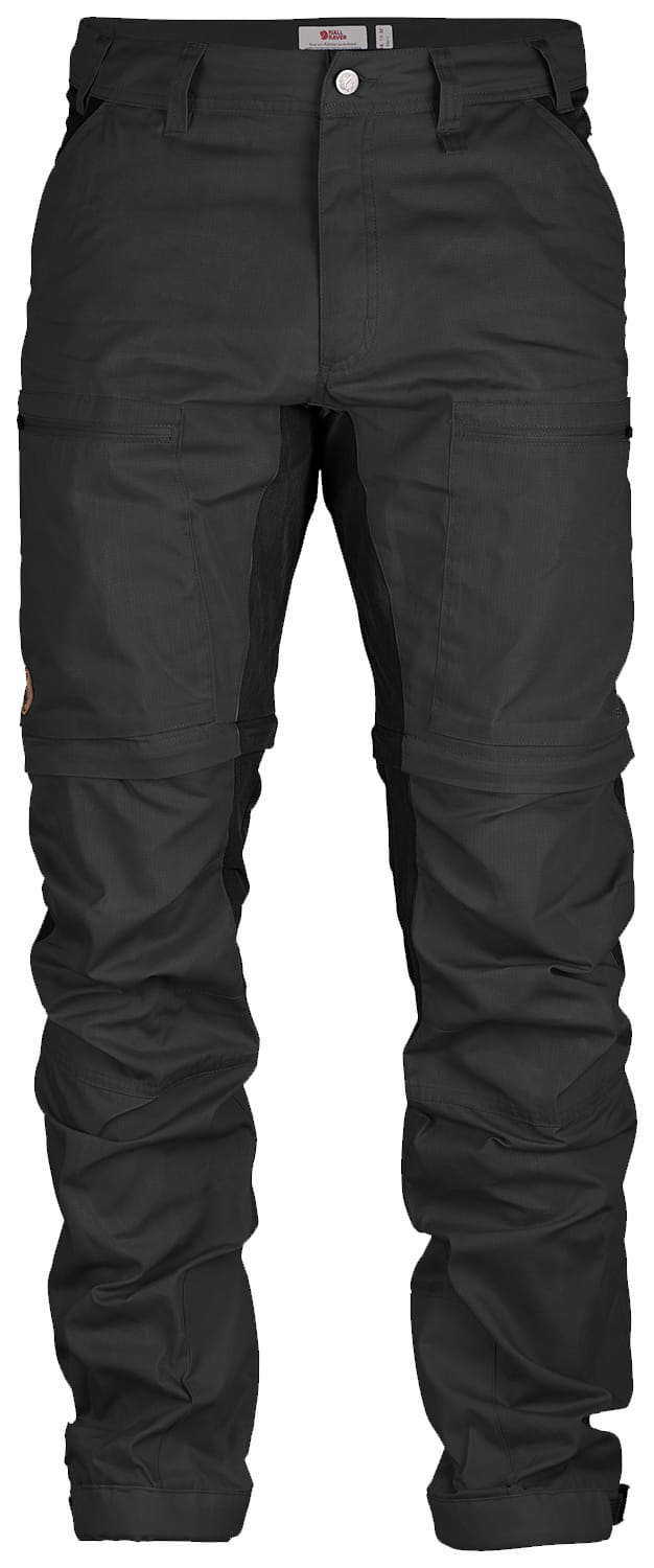 Abisko Lite Trekking Zip-Off Trousers, kolor: 030-550 - Dark Grey-Black