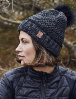 Ladies Knitted Hat, kolor: 999 - Black