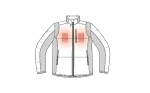 Heat Padded Jacket - panele - przód