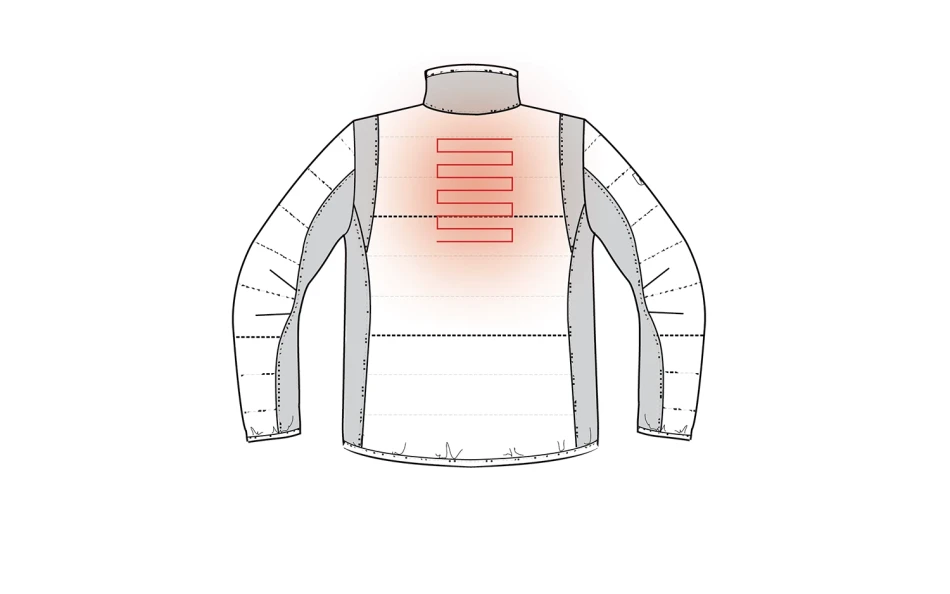 Heat Padded Jacket - panele - tył