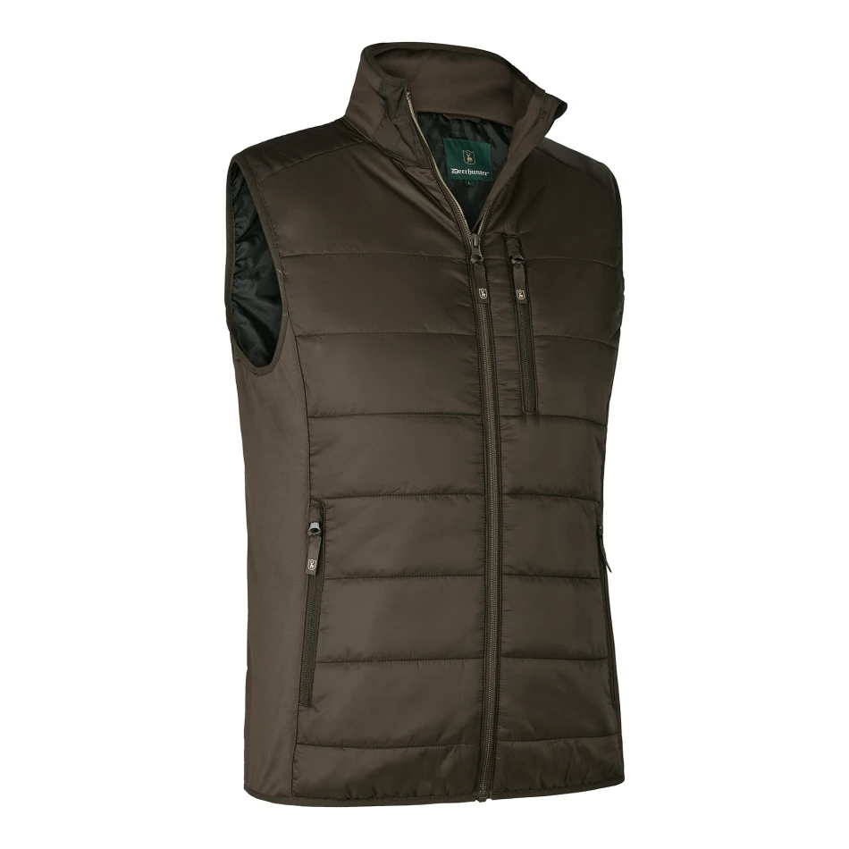 Heat Padded Waistcoat, kolor: 585 - Wood - 1