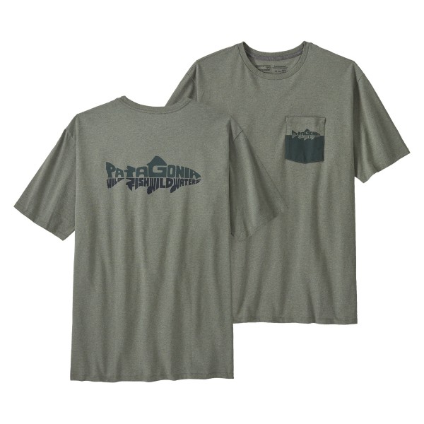 Men's Wild Waterline Pocket Responsibili-Tee, kolor: Sleet Green
