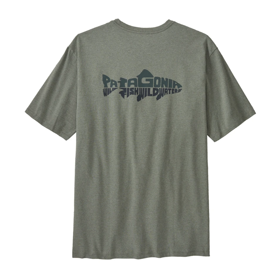 Men's Wild Waterline Pocket Responsibili-Tee, kolor: Sleet Green