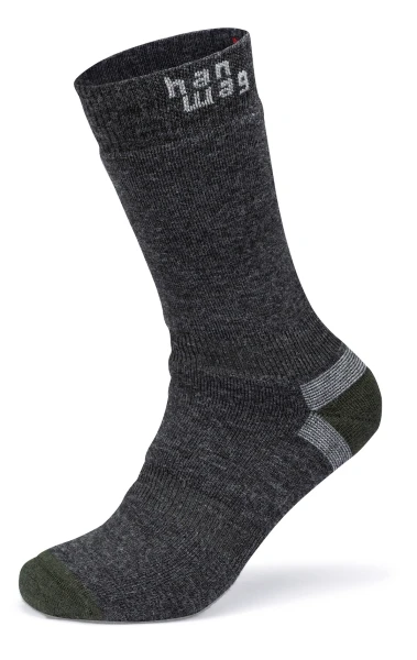 Thermo Sock, kolor: 064-712 - Asphalt / Dark Green