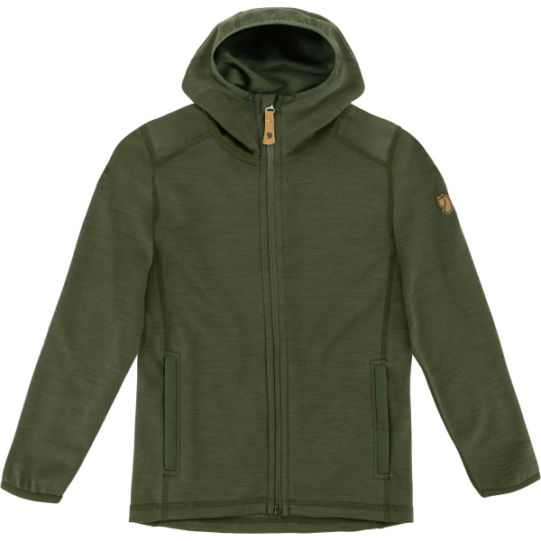 Kids Keb Fleece Hoodie: 662 - Deep Forest