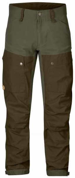 Fjallraven Keb Trousers Regular, kolor: 246-633 - Tarmac-Dark Olive