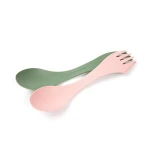 Light My Fire Spork Original Bio 2-Pack, kolor: Sandy Green/Dusty Pink