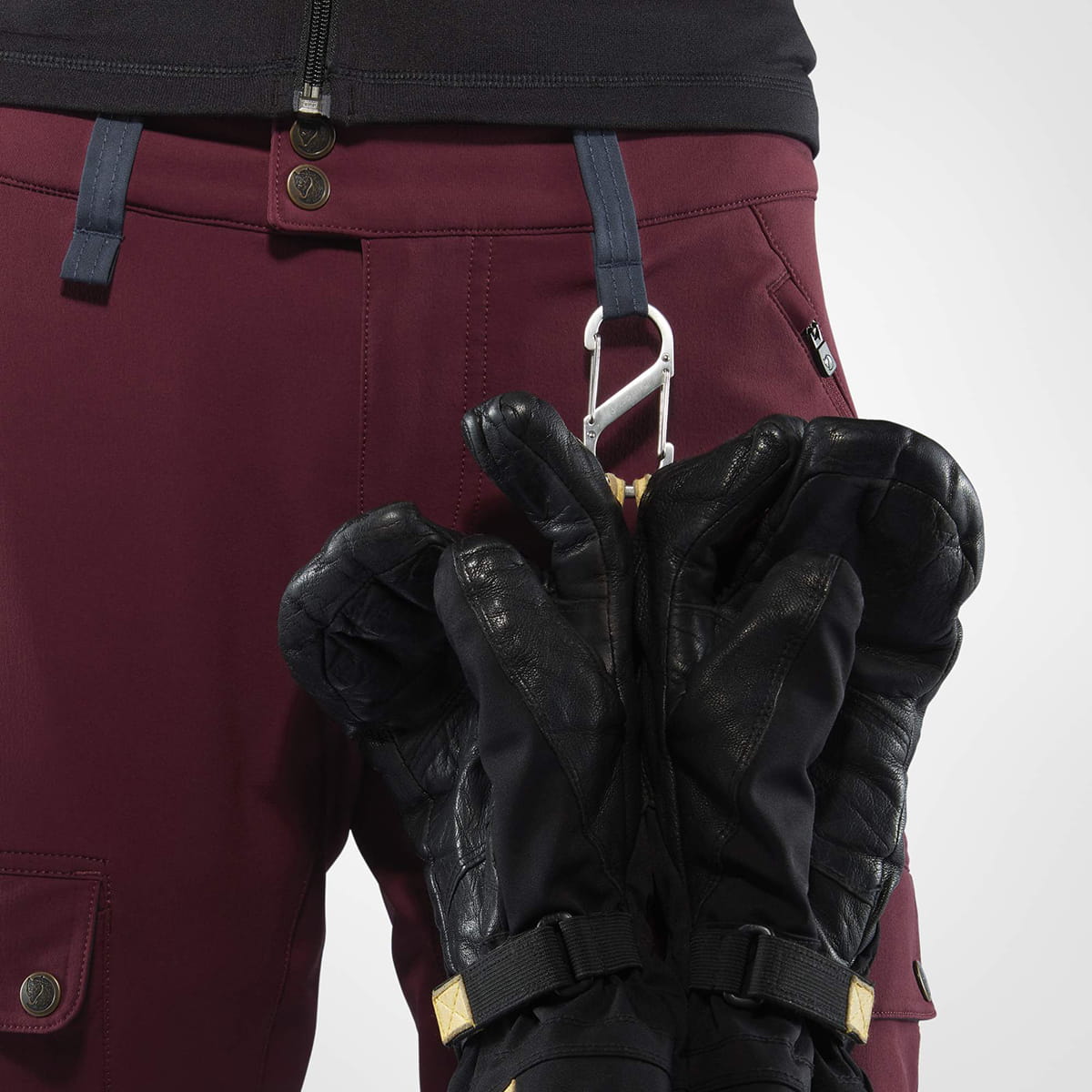 Keb Touring Trousers W Regular, kolor: 356-575 - Dark Garnet-Night Sky