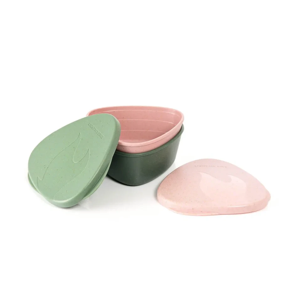 Light My Fire SnapBox Original 2-pack, kolor: Dusty Pink/Sandy Green
