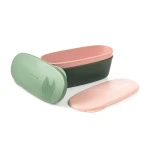 Light My Fire SnapBox Oval 2-pack, kolor: Dusty Pink/Sandy Green