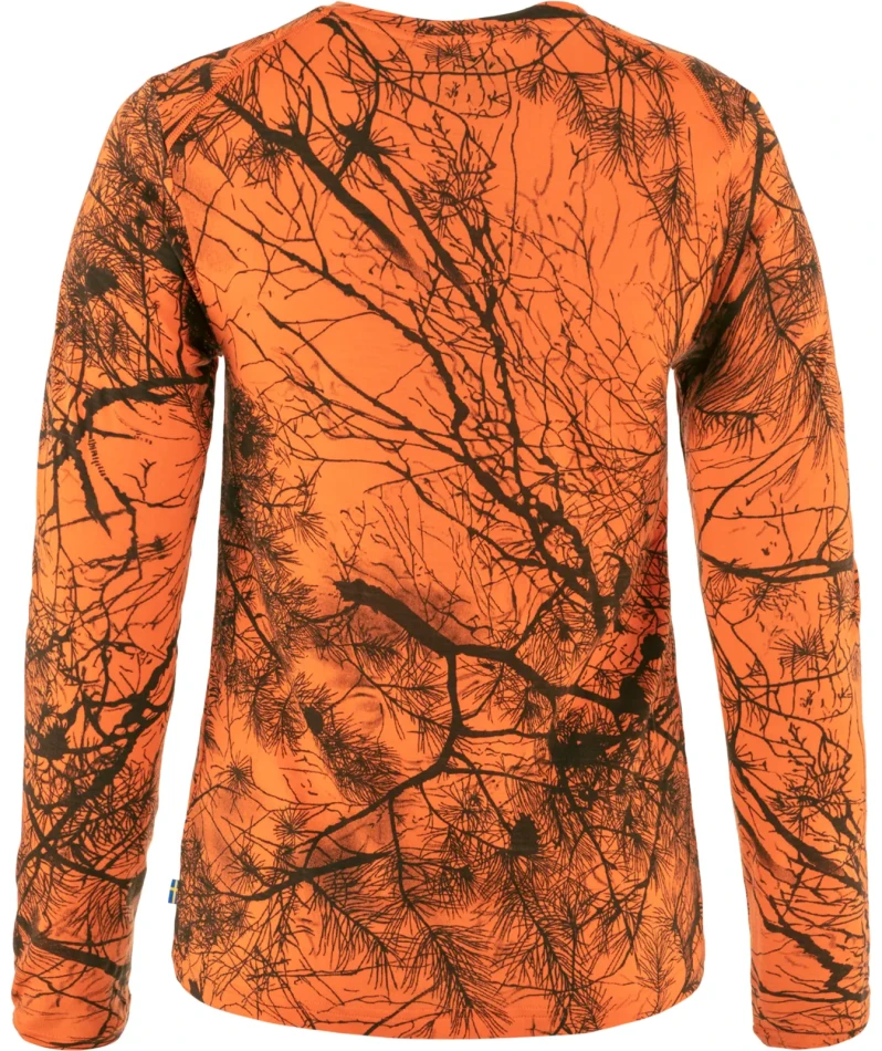 Fjallraven Varmland Wool LS W, kolor: 261 - Orange Multi Camo