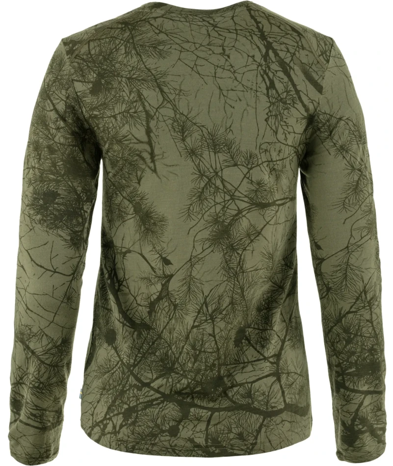 Fjallraven Varmland Wool LS W, kolor: 626 - Green Camo