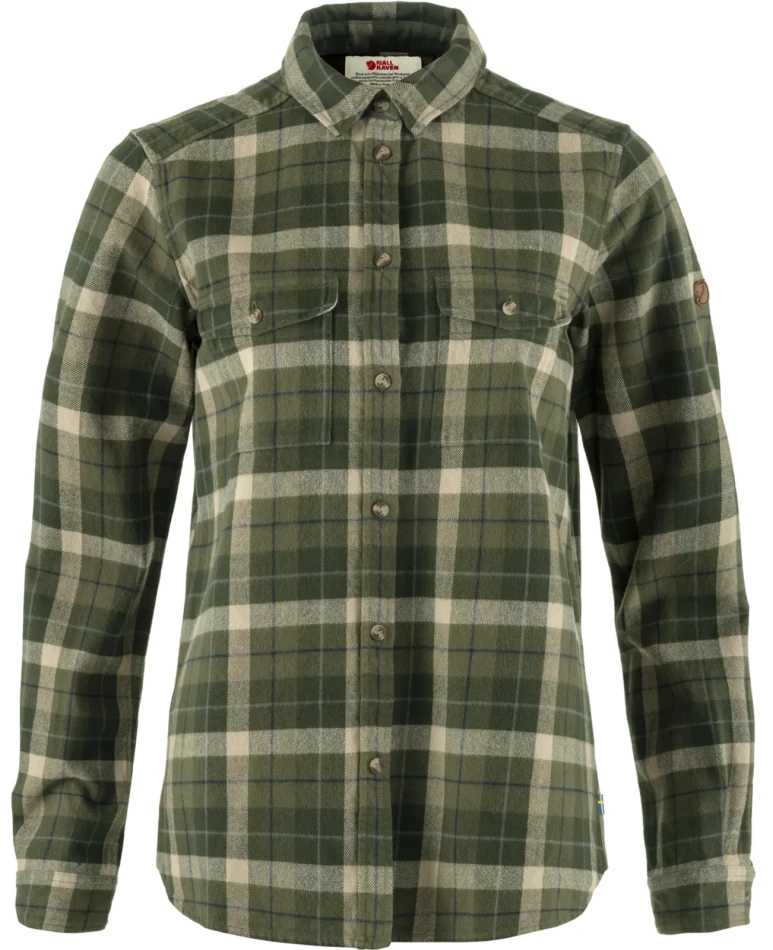 Fjallraven Varmland Heavy Flannel Shirt W, kolor: 620-662 - Green-Deep Forest