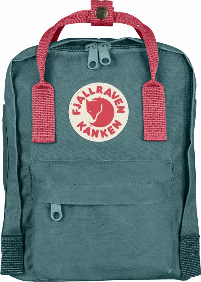 Fjallraven Kanken Mini, kolor: 664-319 - Frost Green/Peach Pink