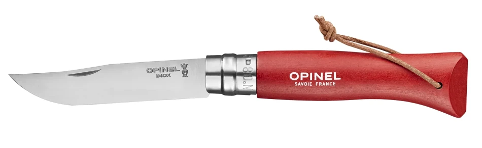 Opinel Colorama No. 08 SS, kolor: Red