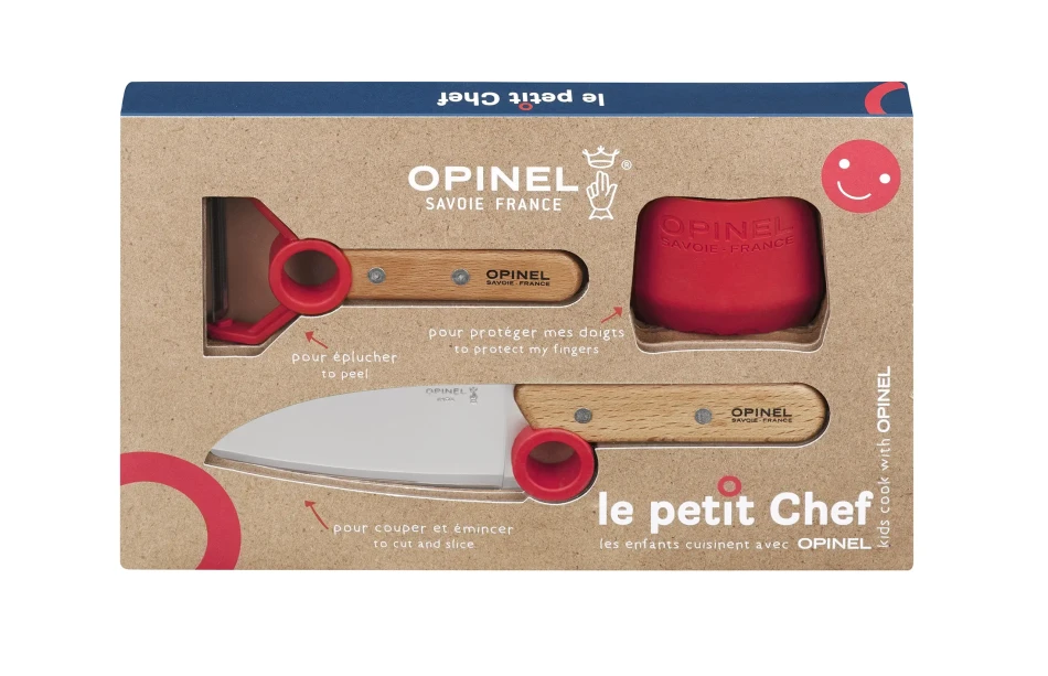 Opinel Le Petit Chef, kolor: Red