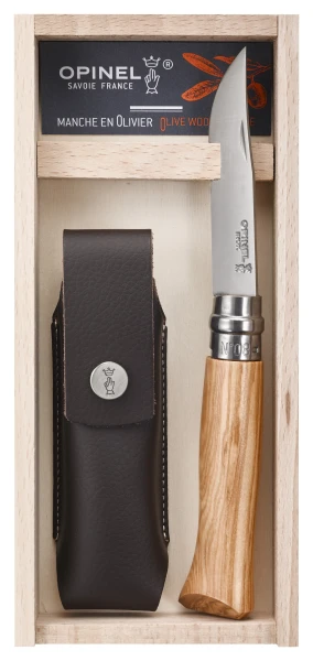 Opinel Luxury Olive No.08 + etui