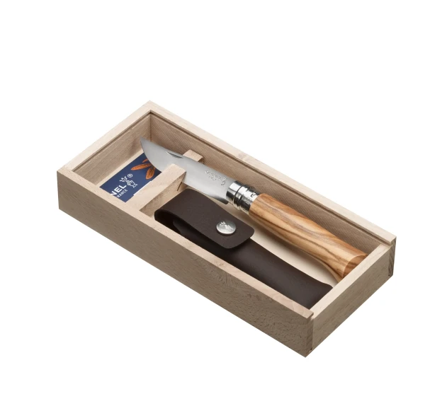 Opinel Luxury Olive No.08 + etui