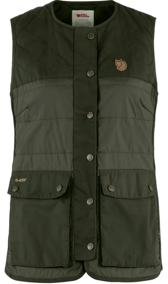 Forest Wool Padded Vest W, kolor: 662 - Deep Forest