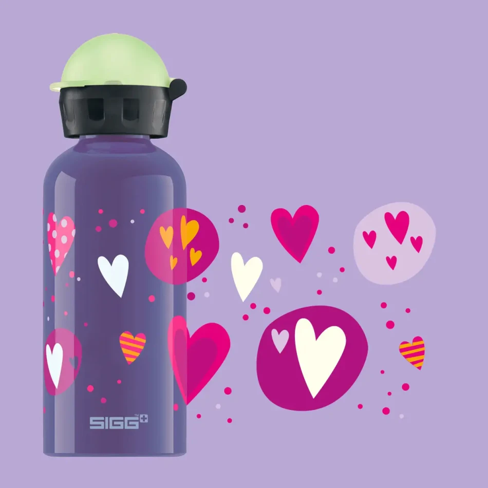 SIGG KBT Glow 0,4 L, kolor: Heartbaloons