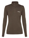 921-D merino light - damski golf, kolor: 13 - brązowy