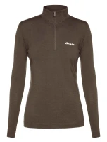 921-D merino light - damski golf, kolor: 13 - brązowy