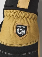 Hestra Army Leather Ascent 5-finger Black Light Brown - 2