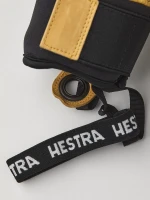 Hestra Army Leather Ascent 5-finger Black Light Brown - 5