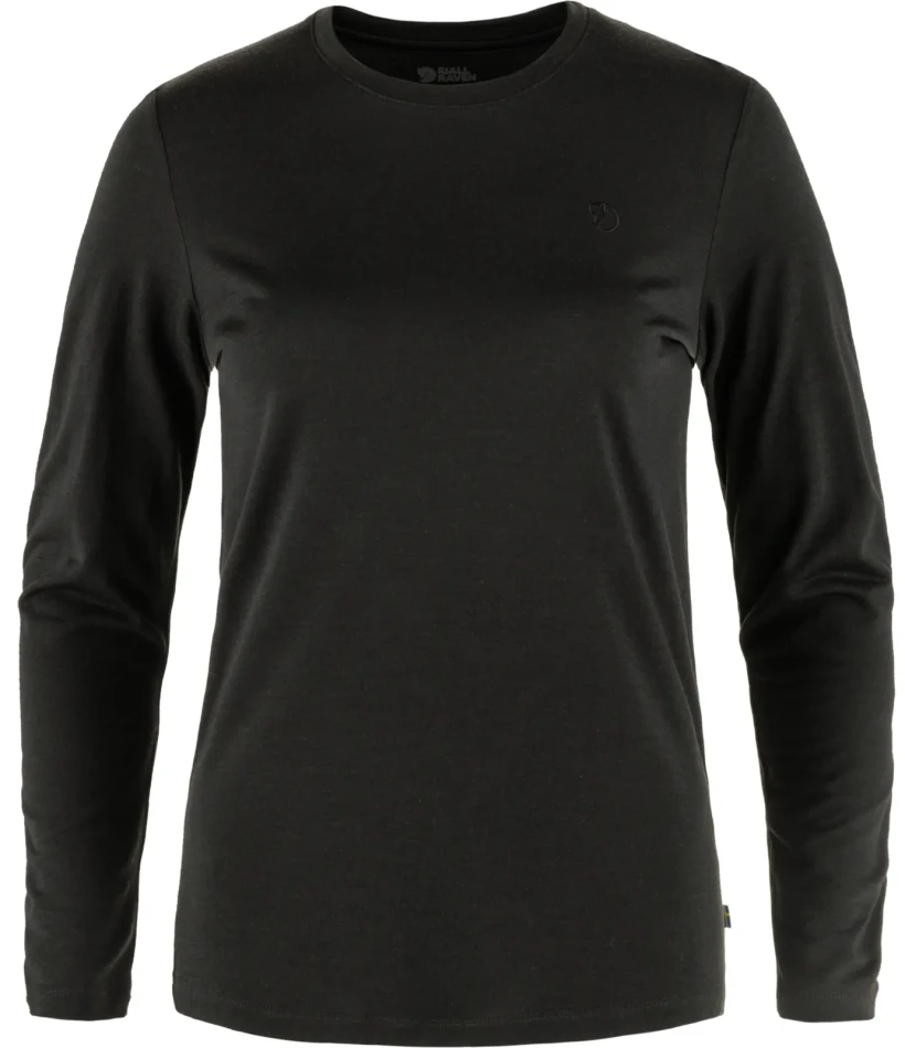 Abisko Wool LS W, kolor: 550 - Black