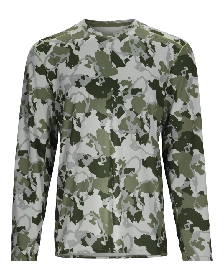 Simms SolarFlex Crew, kolor:  1089 - Regiment Camo Clover