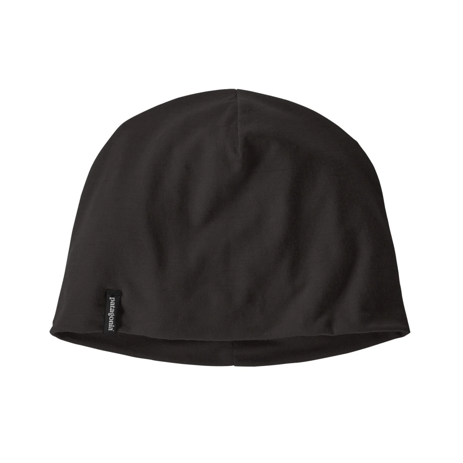 Patagonia Overlook Merino Wool Liner Beanie, kolor: BLK - Black