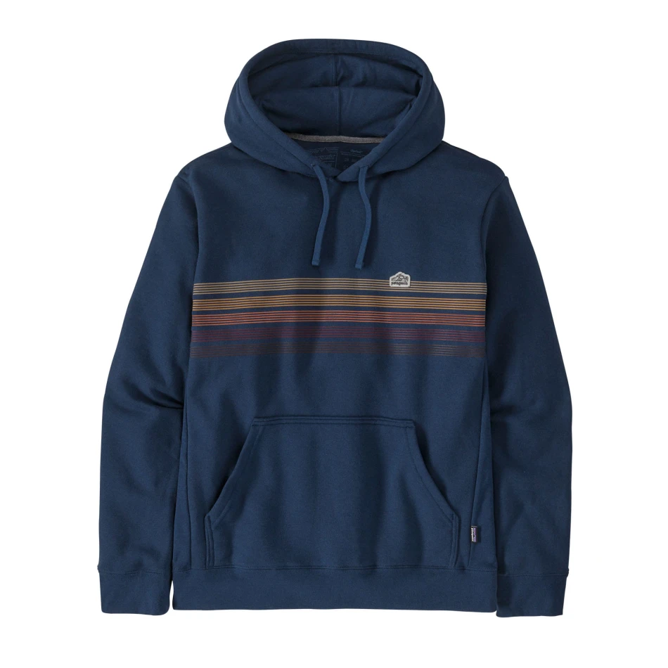 Line Logo Ridge Stripe Uprisal Hoody, kolor: Lagoom Blue