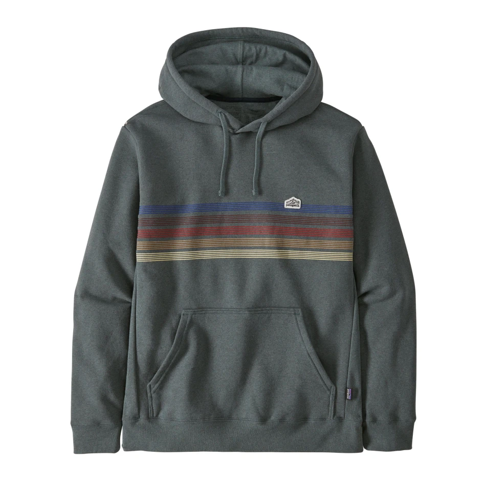 Line Logo Ridge Stripe Uprisal Hoody, kolor: Nouveau Green
