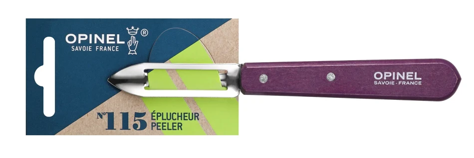 Opinel Peeler No.115, kolor: Aubergine