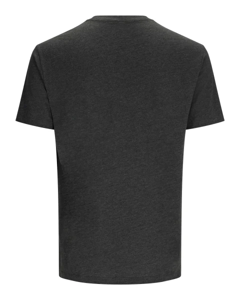 Stacked Logo Bass T-Shirt, kolor: 086 - Charcoal Heather