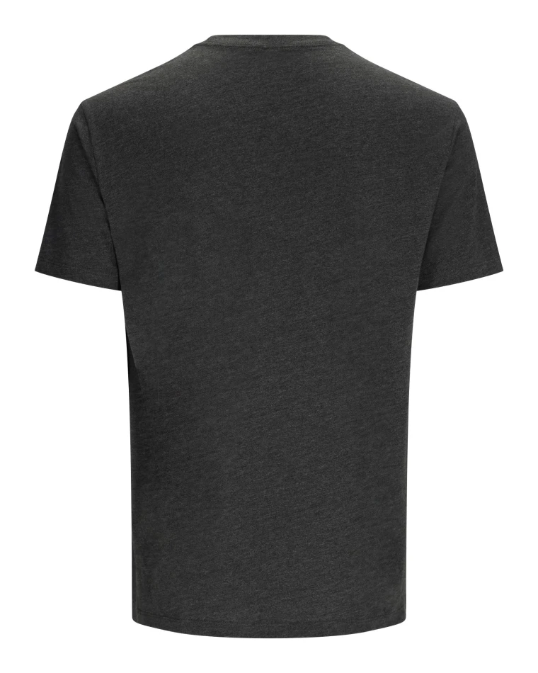 Stacked Logo Bass T-Shirt, kolor: 086 - Charcoal Heather
