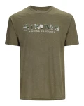 Logo T-Shirt, kolor: 1097 - Dark Clover / Military Heather