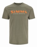 Simms Logo T-Shirt, kolor: 914 - Military Heather