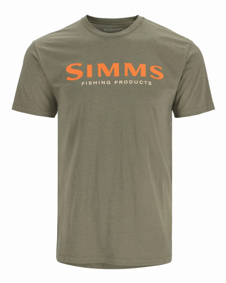 Simms Logo T-Shirt, kolor: 914 - Military Heather