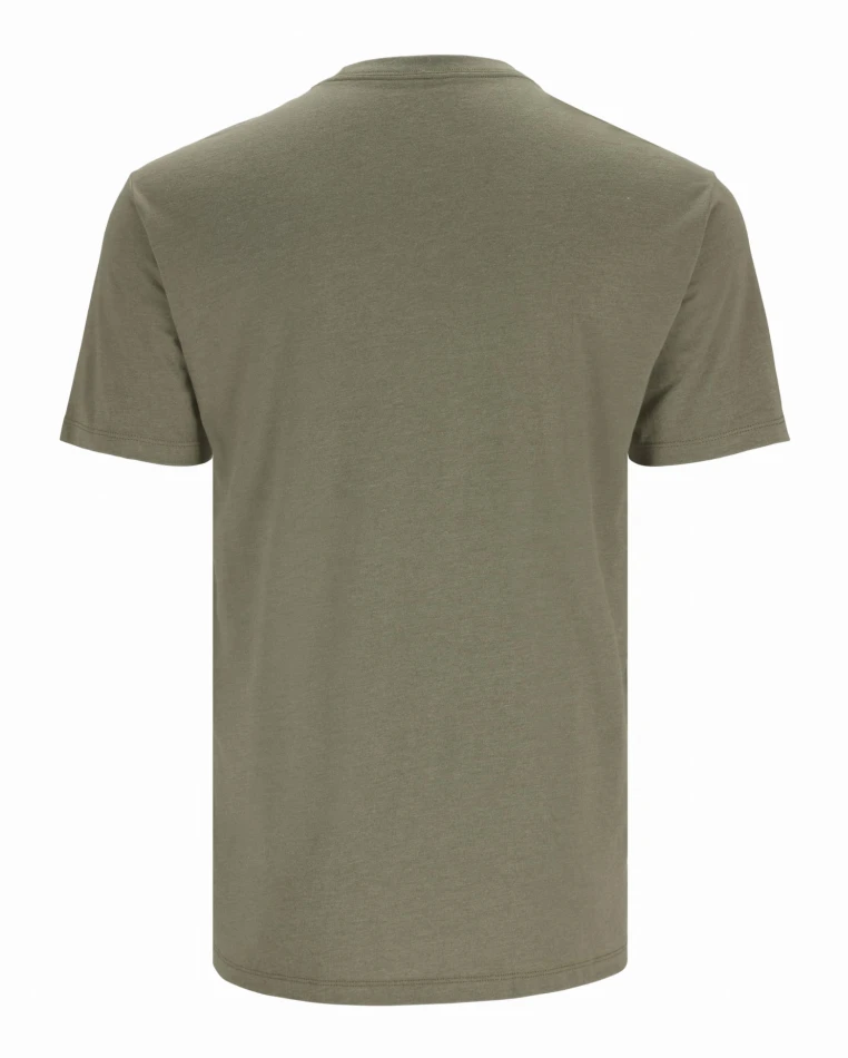 Simms Logo T-Shirt, kolor: 914 - Military Heather