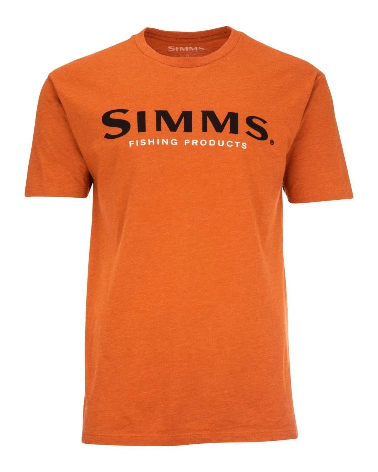 Simms Logo T-Shirt, kolor: 799 - Adobe Heater