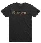 Simms Logo T-Shirt, kolor: 001 - Black