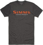 Simms Logo T-Shirt, kolor: 086 - Charcoal