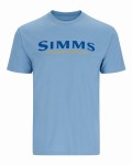Simms Logo T-Shirt, kolor: 1056 - Lt. Blue Heather