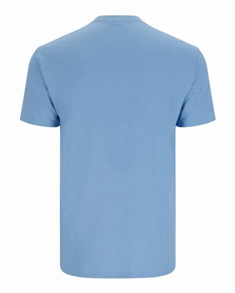 Simms Logo T-Shirt, kolor: 1056 - Lt. Blue Heather