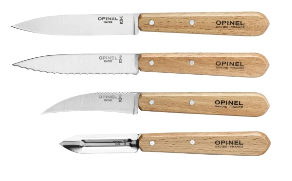 Opinel Natural 4 Essentials Knives Box Set